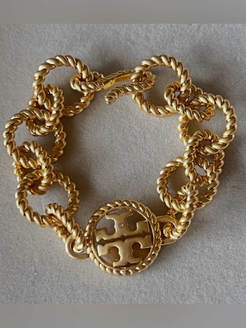 Tory Burch Twisted Gold Bracelet